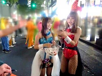 [ナンパ]【素人】渋谷で超目立ってる激カワ娘達に特攻！『ダメェ乳首は！勃起しちゃうよー』美乳吸いまくられ乳首勃起⇒即ハメｗ