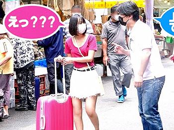 [市来まひろ]［企画］素人ナンパ‼『上京ちゃんですか❓』上野でゲットした21歳のスレンダー娘を脱がす❤