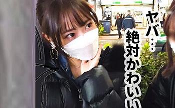 [エロ動画]【素人ナンパ】渋谷で自撮りしていた顔がいいアイドル級の顔面保育士とホテルへ！