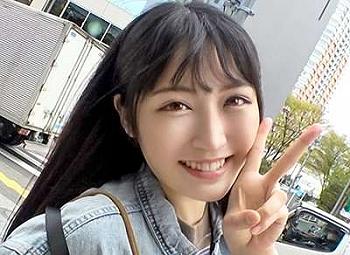 [素人ナンパ]黒髪ロングで19歳のJDお姉さんを渋谷で！痴女ビッチにノーハンドフェラ！